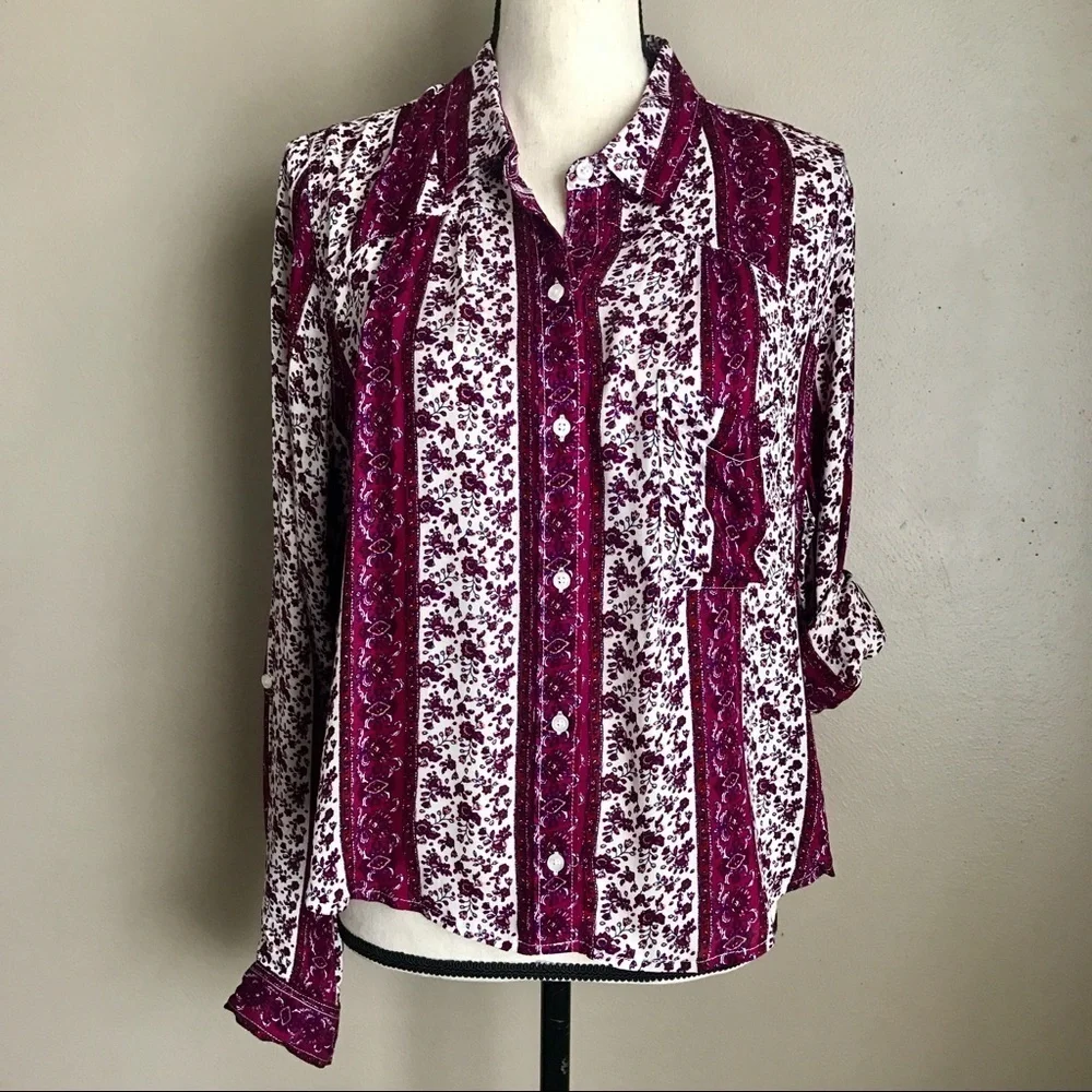 [HCO] Floral Button Down